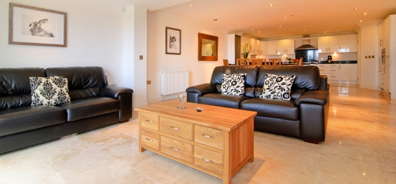 daymar holiday cottage cornwall lounge