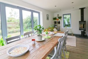 Waterhouse holiday home Cornwall dining area