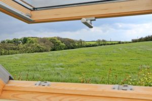 Choca holiday cottage Harlyn Cornwall skylight