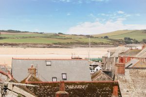 character holiday cottage in Padstow view of estuary